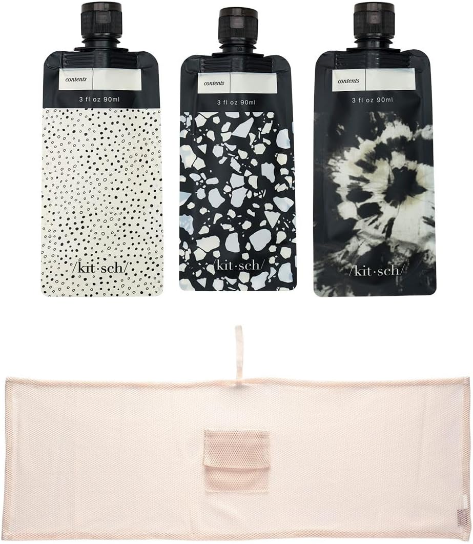 Kitsch Leak Proof Refillable Travel Containers & XL