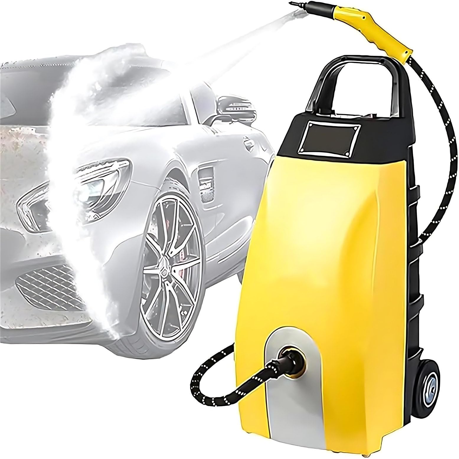 Handheld Steam Cleaner 3 5L Capacity High Pressure Steamer Washer with Accessories Multi-Purpose Heated Carpet Extractor for Home