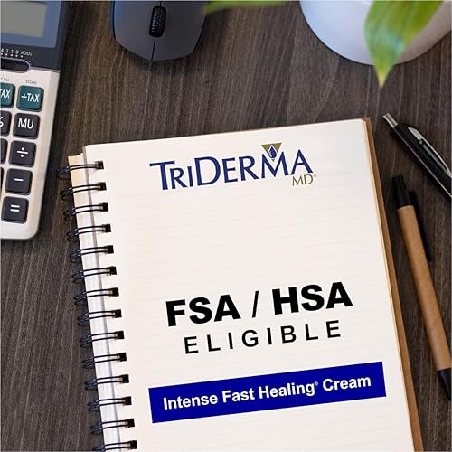 Miniatura 8 de TriDerma - Crema curativa intensa rápida para irritaciones de la piel difíciles de curar, llagas, erupciones cutáneas, manos secas y agrietadas,