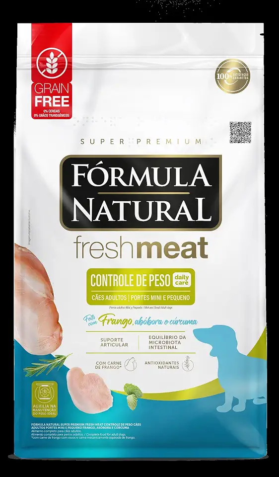Fórmula Natural Fresh Meat Ração Seca Para Cães Adultos De Pequeno Porte Sabor Frango 2,5Kg
