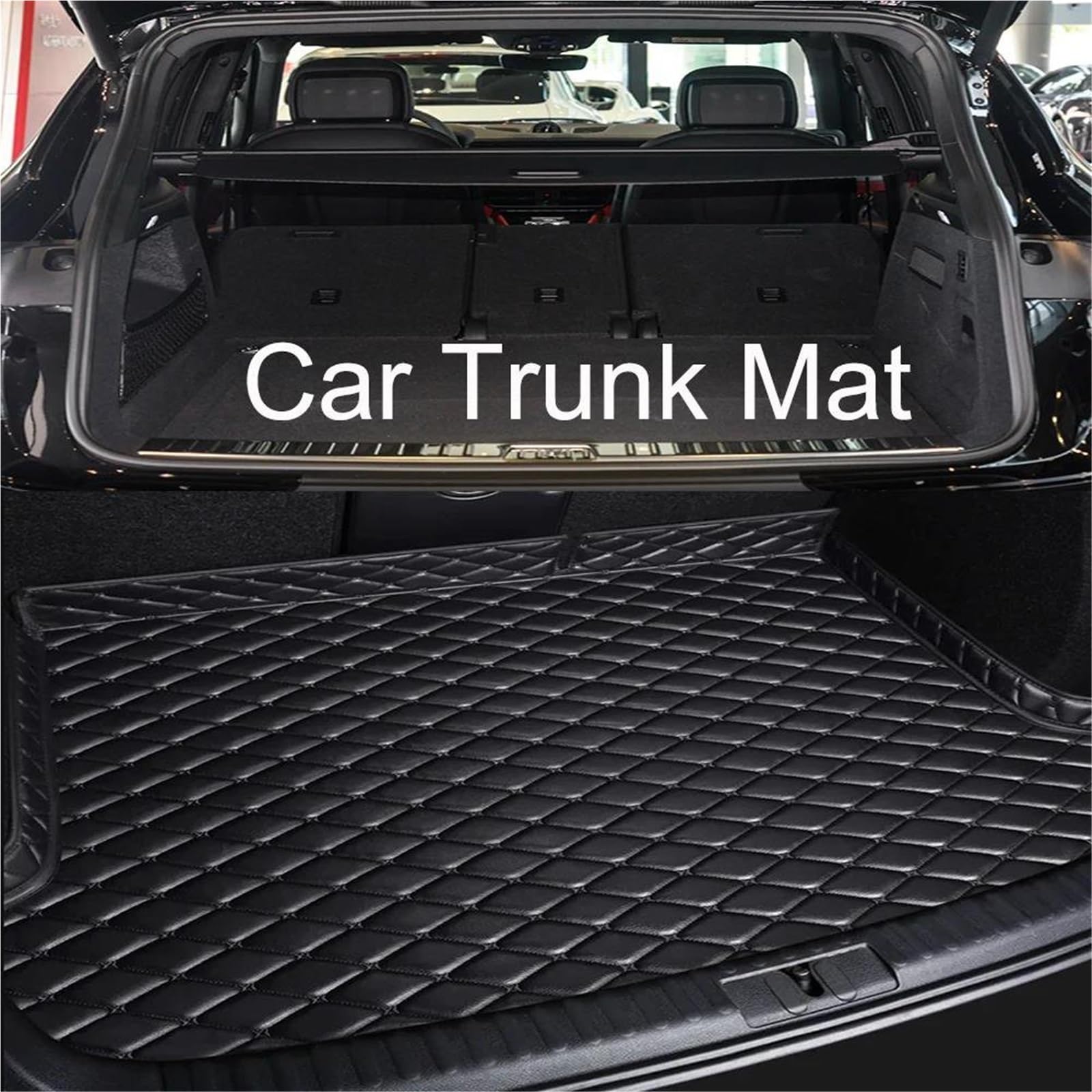 Vasca Custodia Per Baule Per Cla 2013-2020 Tappetini Per Bagagliaio Per Auto Personalizzati Per Posteriori Impermeabili Per(Black,2013)