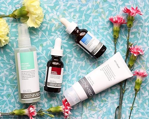 Miniatura 4 de ZENMED Glicólico Booster - 1 oz. Tratamiento de fuerza profesional en casa ayuda a regenerar la piel dañada suaviza las arrugas manchas oscuras y