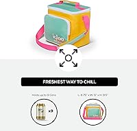 Vista 5 de Igloo Bolsa de Almuerzo Retro Cuadrada Refrigeradora