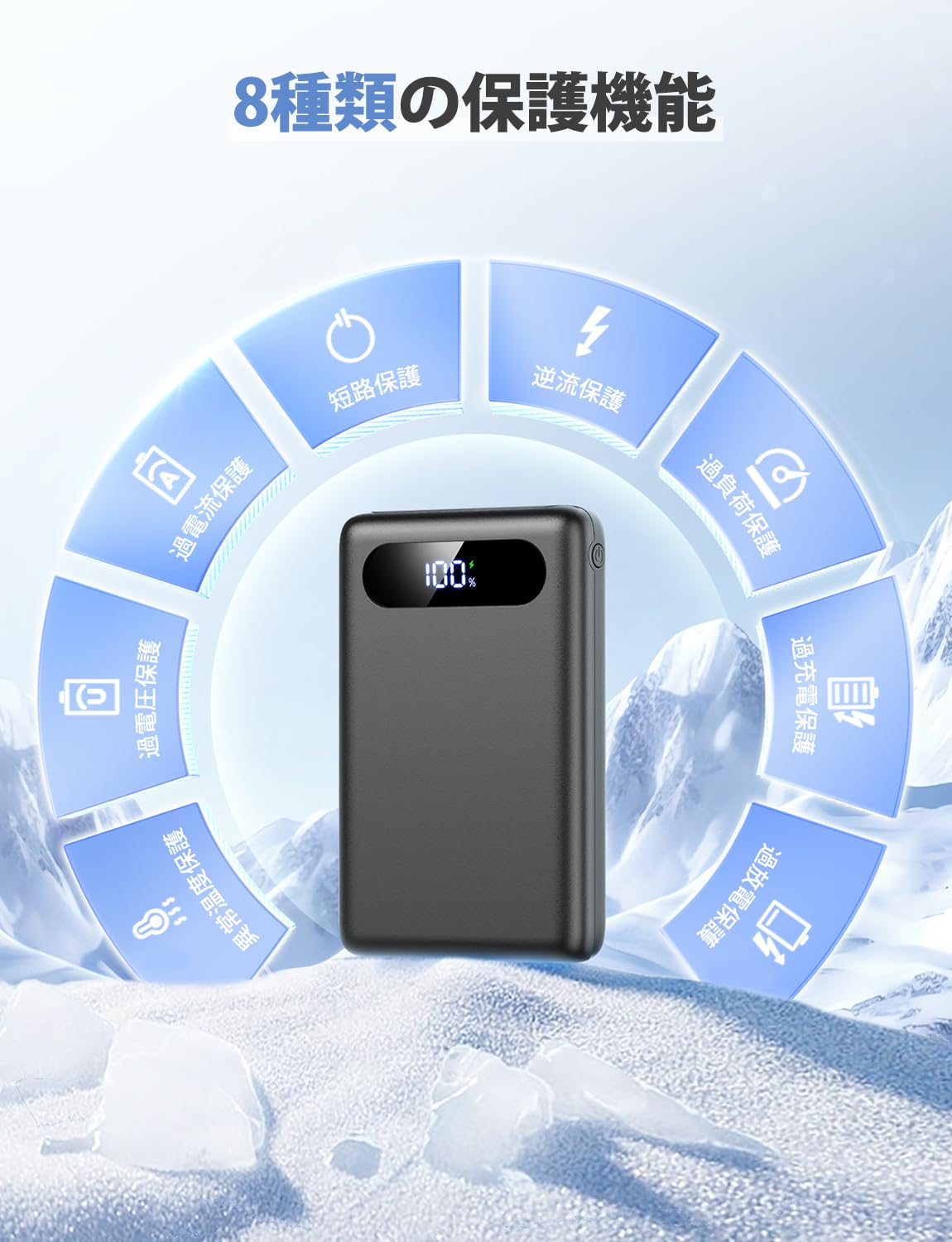 Amazon | モバイルバッテリー 軽量 【20000mAh大容量・薄型・最大3台