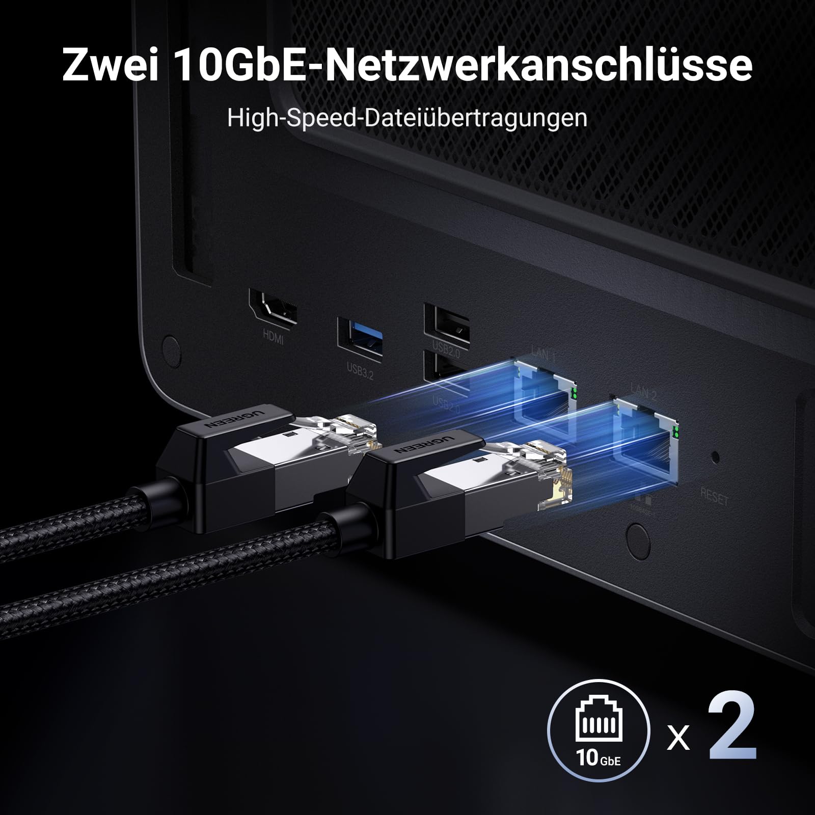 UGREEN NASync DXP6800 Pro 6-Bay NAS Server, Intel i5-1235U 10-Core