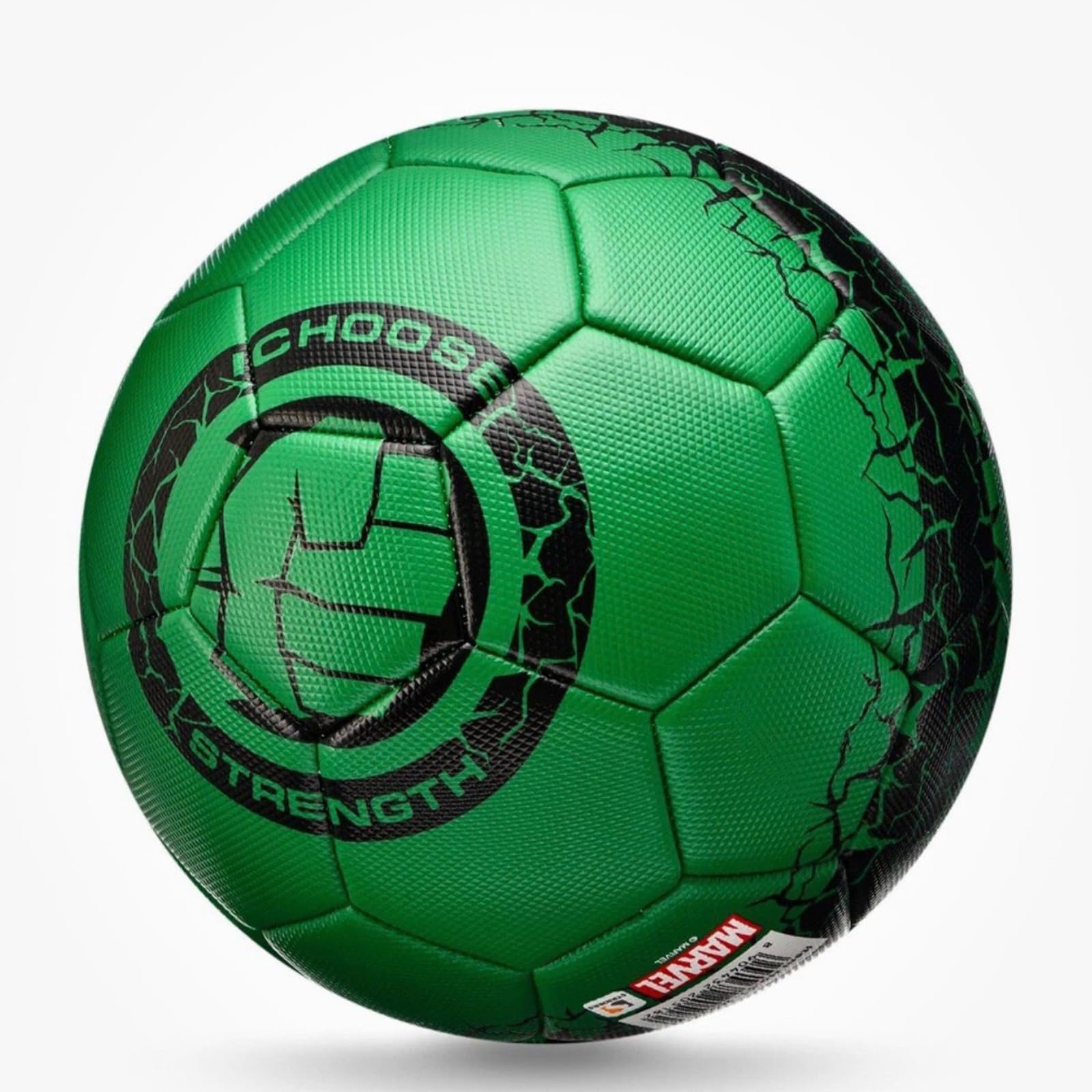 Marvel Hulk Football Size 5, 22cm Textured Soccer Ball for kids