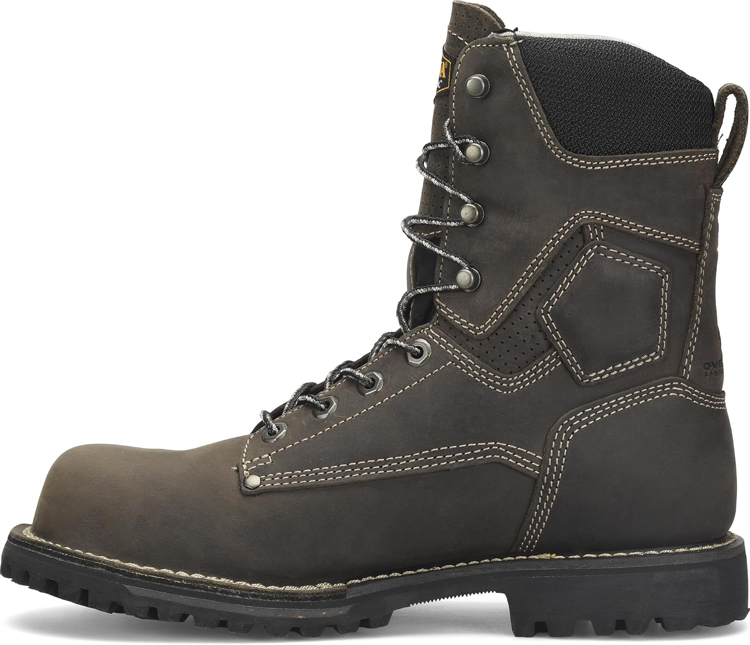 Carolina Pitstop 8" Carbon Composite Toe Waterproof Work Boot for Men - Slip-Resistant, Electrical Hazard Rated, Heavy-Duty Comfort