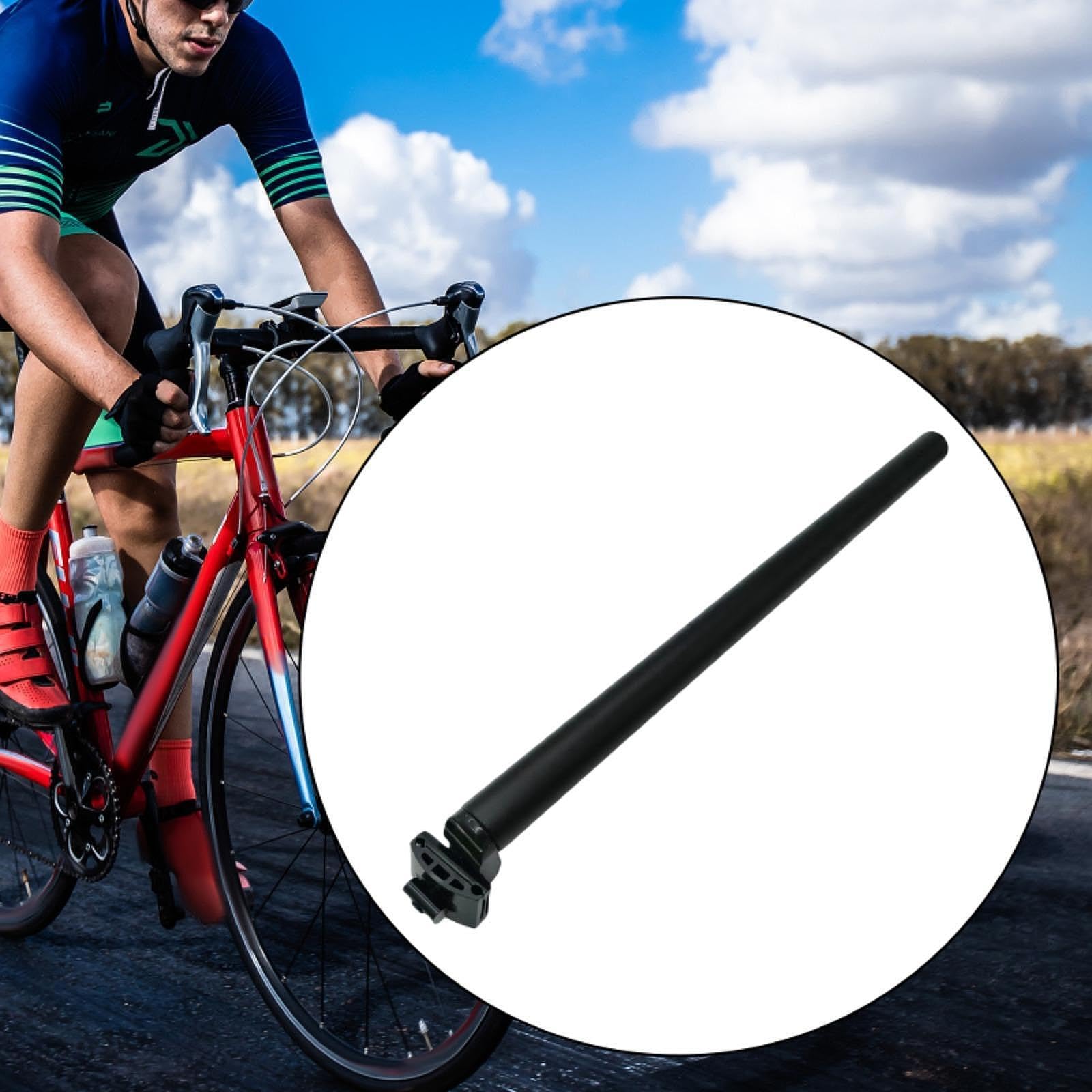 rockible Reggisella Pieghevole per Bici, Attrezzatura da Ciclismo Leggera, Facile da Installare, Tubo Sella Reggisella