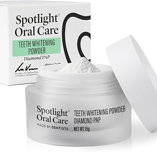 Teeth Whitening Powder - Made by Dentists | PAP+, Hydroxyapatite & Diamond Powder | Non-Abrasive & Enamel-Safe | Suitable for Sensitive Teeth & Dental Work | Instant Whitening