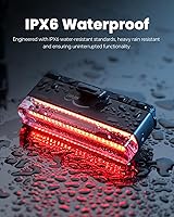 Vista 6 de Magicshine SEEMEE 50 V2.0 - Luz trasera para bicicleta con USB C recargable, 50 lúmenes IPX6, impermeable, luces traseras de bicicleta