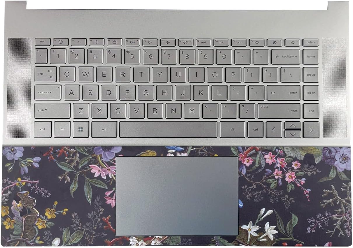 Gaming Skin Compatible with HP Envy x360 16” (2023) - Midnight Blossom - Premium 3M Vinyl Protective Wrap Decal Cover - Easy to Apply | Crafted in The USA by MightySkins
