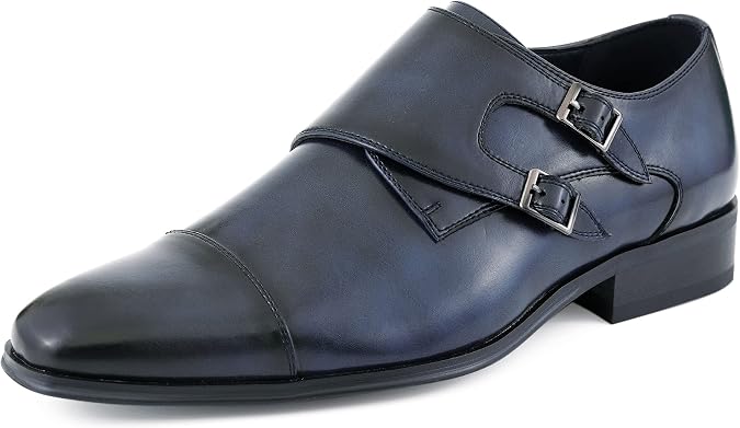 Amali Tucker - Mens Dress Shoes - Double-Monkstrap Shoes For Men - Designer Mens Shoes