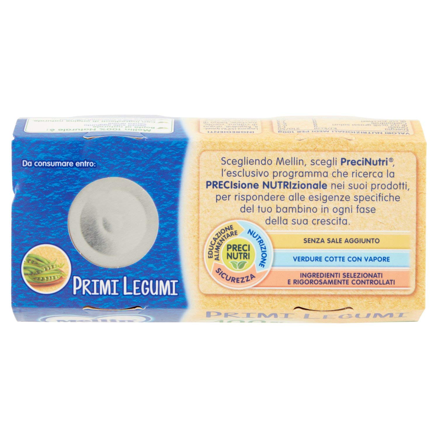 MELLIN OMOG PRIMI LEGUMI 2X80G