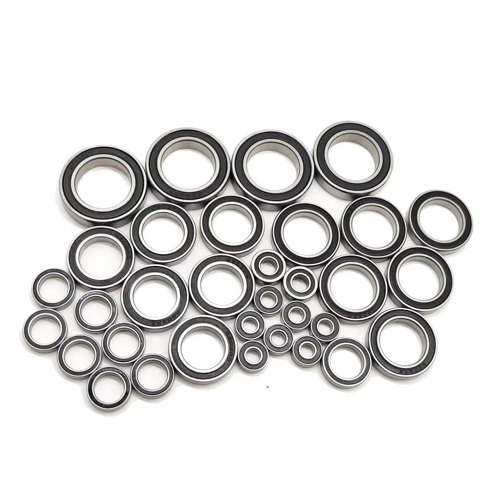 RC Lagerteile Für Traxxas Für XRT 78086-4 1/6 5196A 33Pc Komplettes Kugellager Kit Chromstahl Schwarz Versiegelt Vorgefettet RC Autoteile