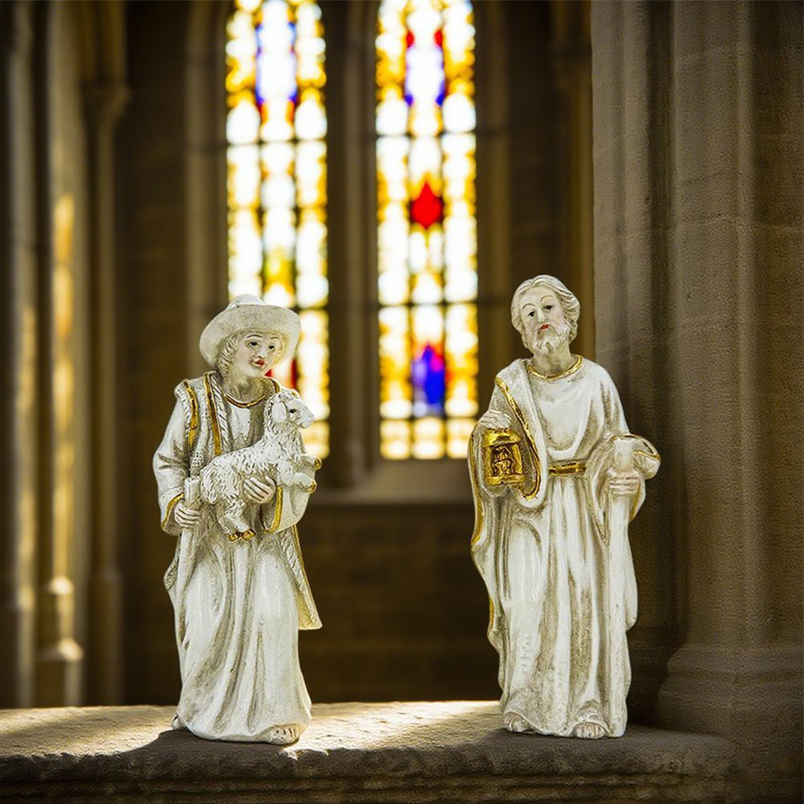 Générique Presepe Di Natale 11 Pezzi, Decorazione Della Scena Di Natività, Figure Religiose Decorazione Festa Casa Giardino Chiesa