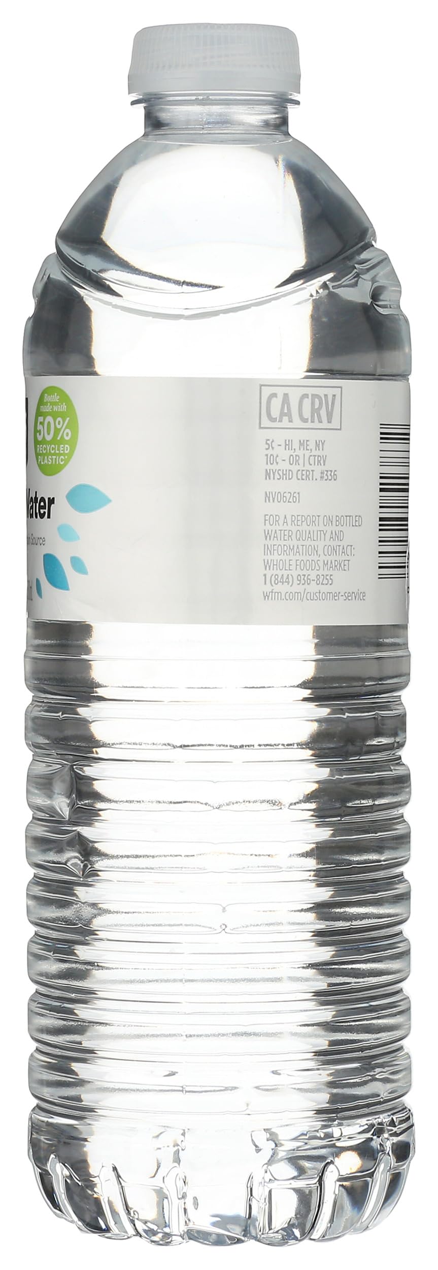 Amazon.com: 365 by Whole Foods Market Spring Water Flat Cap RPET