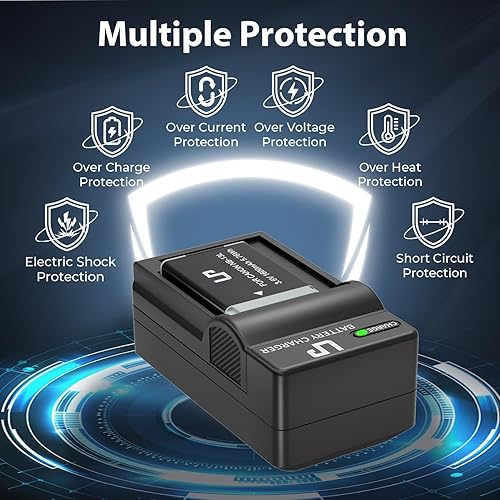 Miniatura 3 de LP Batería y cargador NB-13L, batería de 1600 mAh compatible con Canon PowerShot SX620 HS, SX720 HS, SX730 HS, SX740 HS Digital, G1 X Mark III, G5