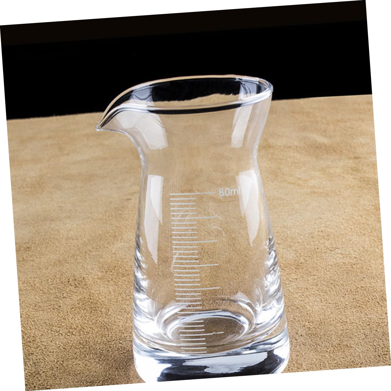 6Pièces Tasse à Mesurer Verre Lot de Verres à Mesurer Échelle Claire pour Cocktails Boissons Cuisine Outils de Bar