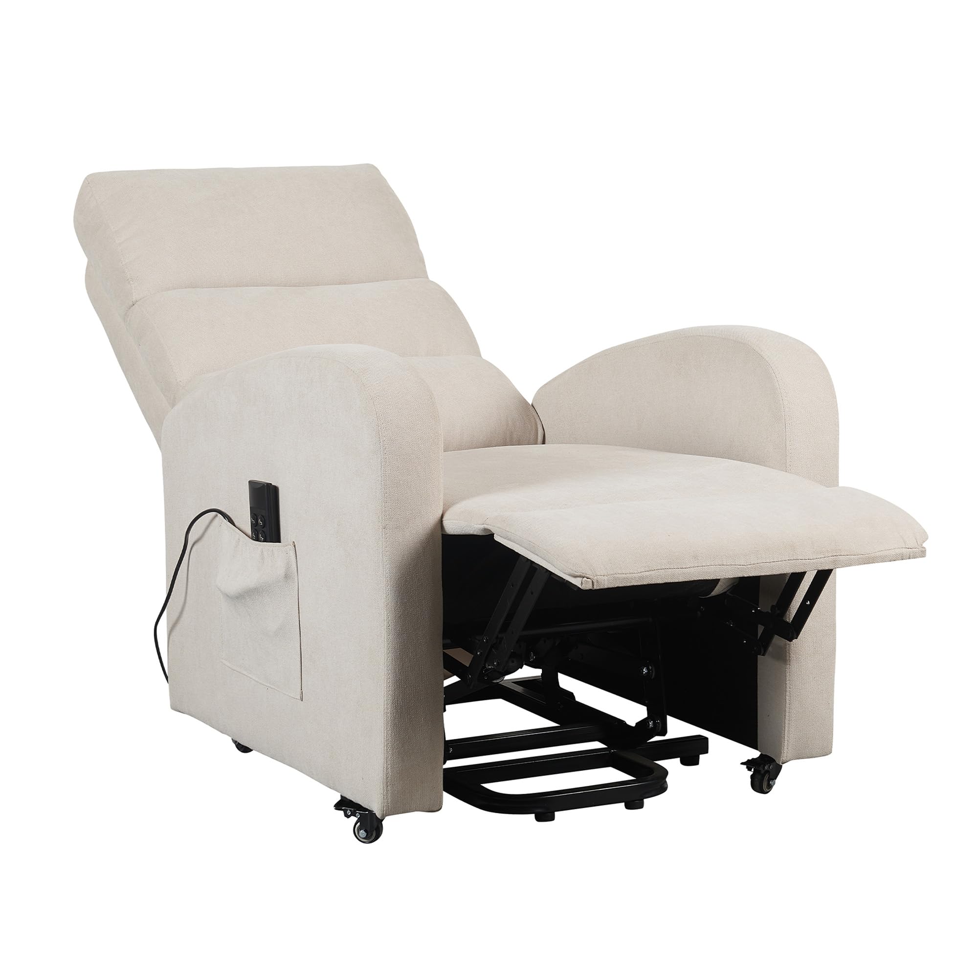 POLTRONE ITALIA - Jessica1 Fernsehsessel mit elektrischer Aufstehhilfe mit 1 Motor und 4 Rädern Aufstehsessel Seniorensessel Relaxsessel Medizinprodukt der Klasse I