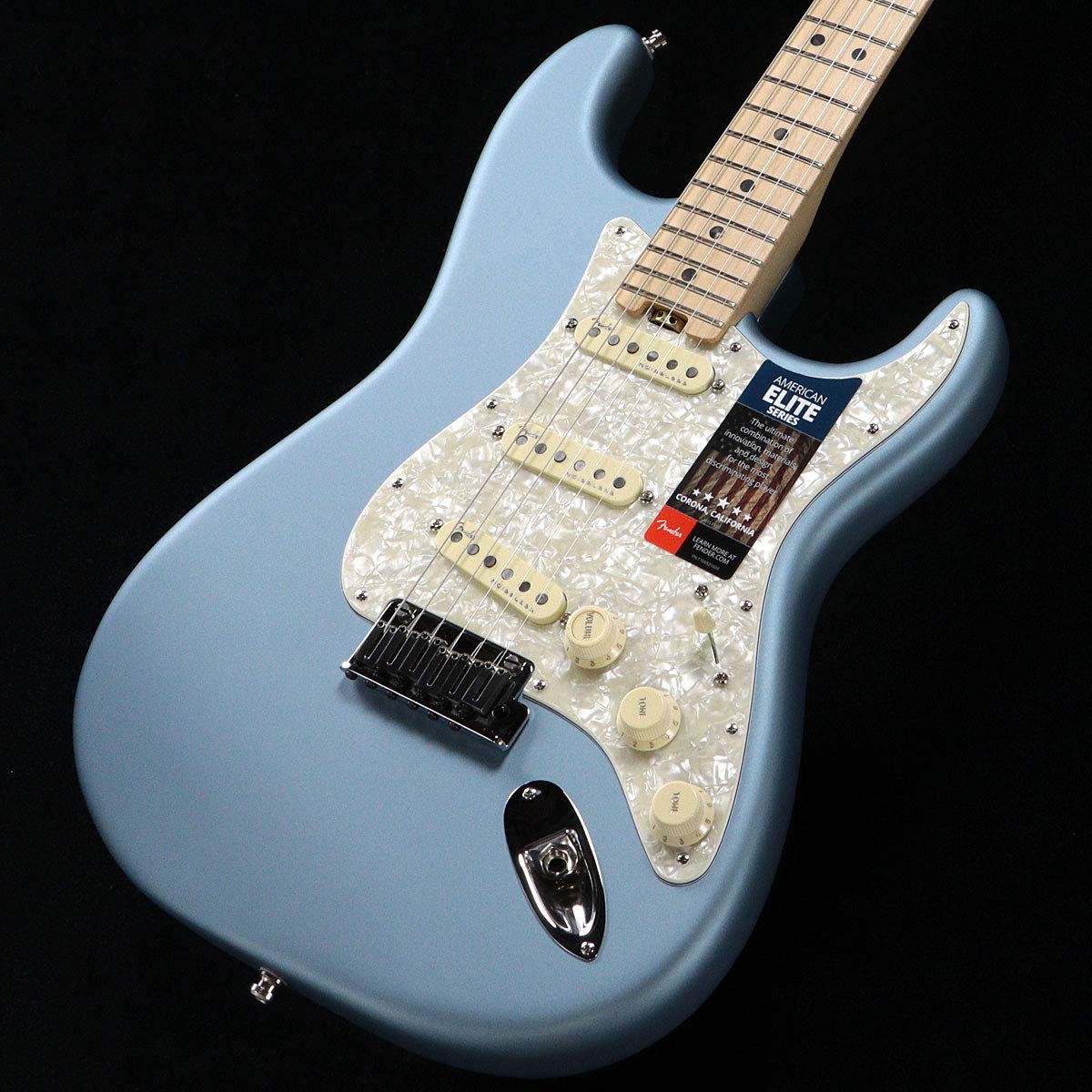 Fender American Elite Stratocaster - Satin Ice Blue Metallic with