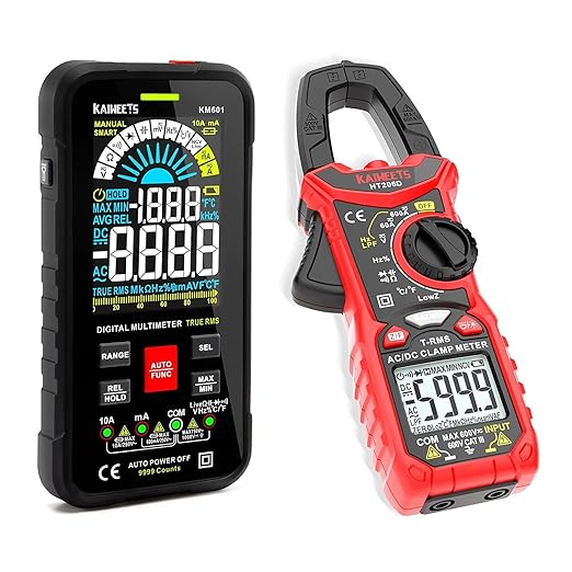 KAIWEETS Digital Multimeter KM601 & Clamp Meter HT206D