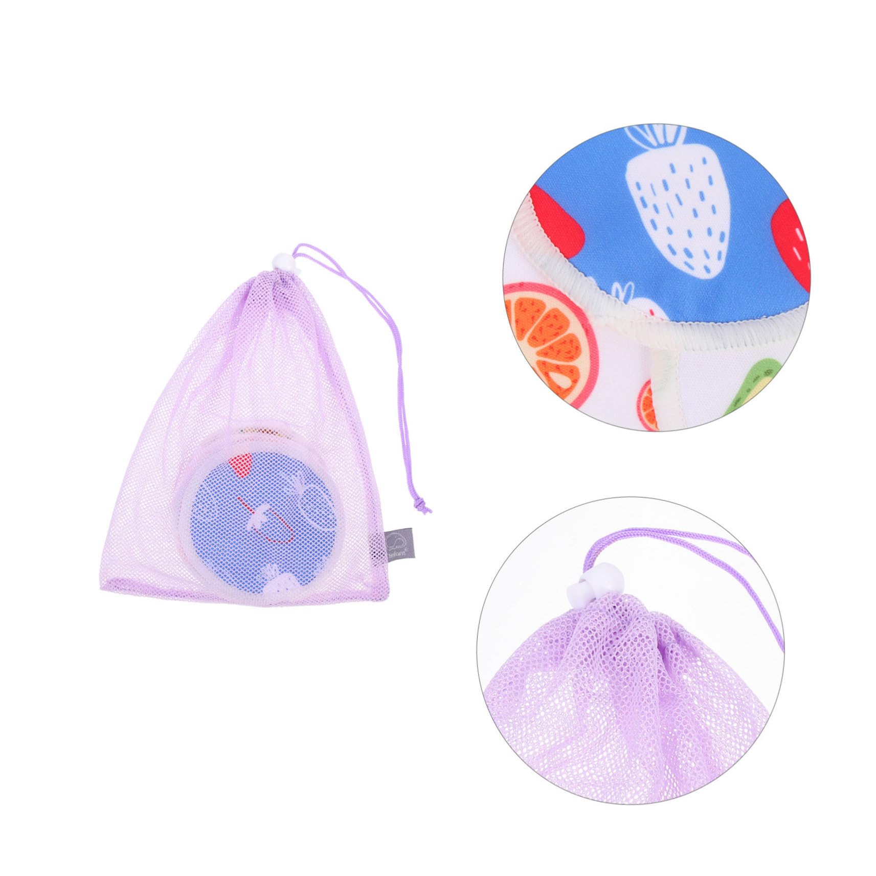 HEMOTON 6-Pack Washable Breastmilk Pads Reusable Nursing Pads for Breastfeeding Comfortable Feeding Leakproof Design