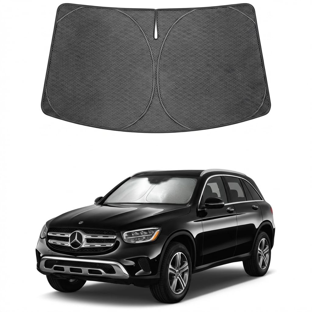 Proadsy Custom Fit Car Windshield Sun Shade for 2023-2026 Mercedes-Benz GLC