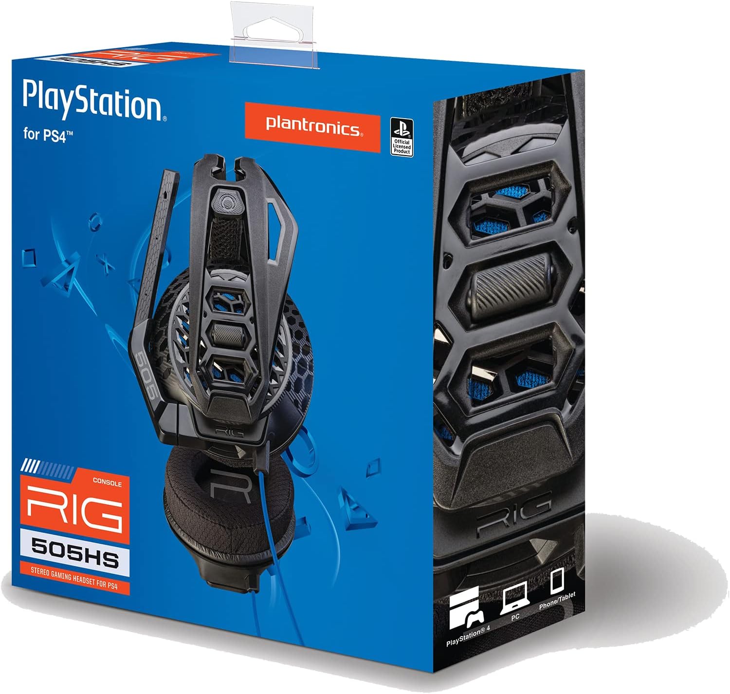 Plantronics RIG 505 HS Gaming Headset for Playstation 4, PC with Microphone