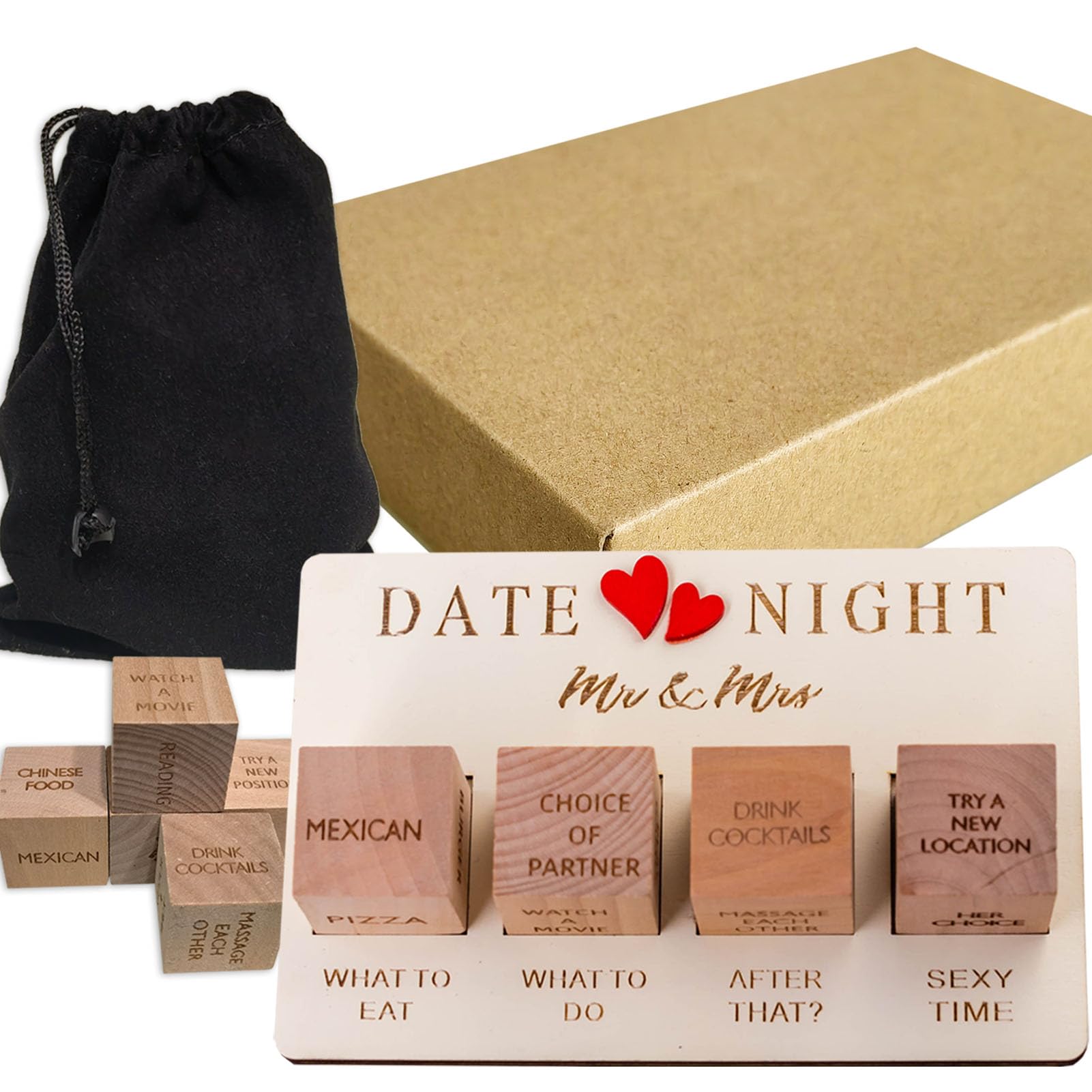 Photo 1 of **BUNDLE**No Returns**(2 qty) Mugpie Mr Mrs Date Night Dice