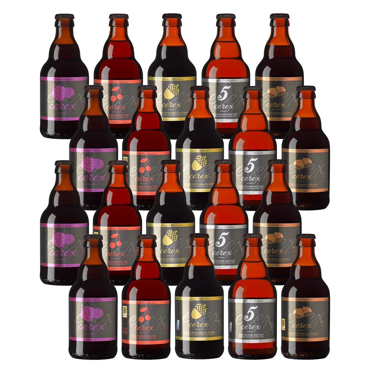 Lote 24 Cervezas Artesanas Extremadura Cerveza Artesanal