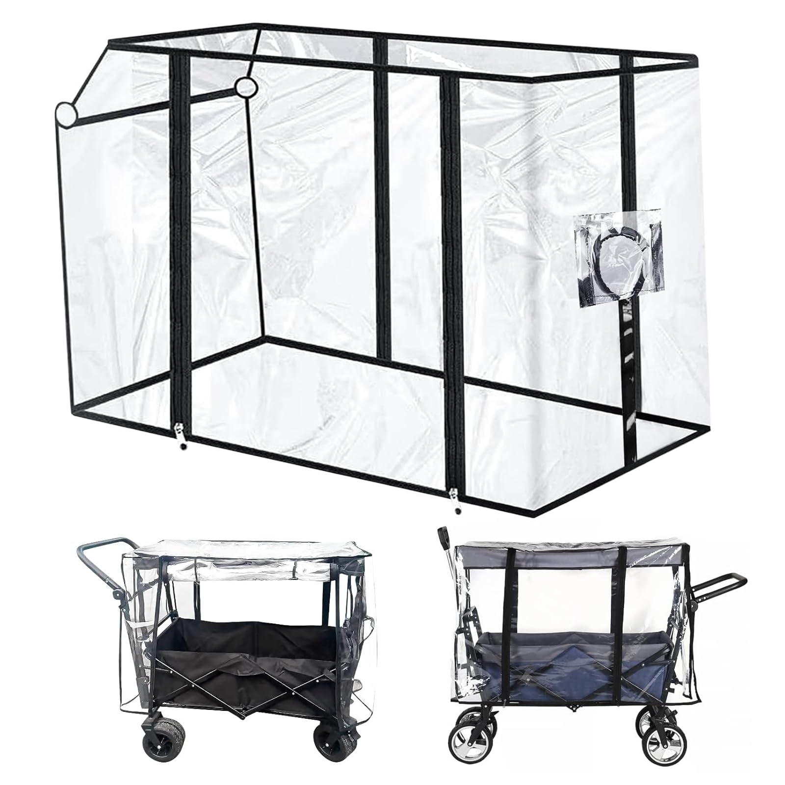 Protection contre la pluie pour chariots pliables lors de vos sorties