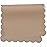 Ava + Oliver Vegan Leather Baby Changing Mat (16 X 30 in) - Multipurpose Wipeable and Portable Diaper Mat - Foldable for Travel (Taupe Scallop)