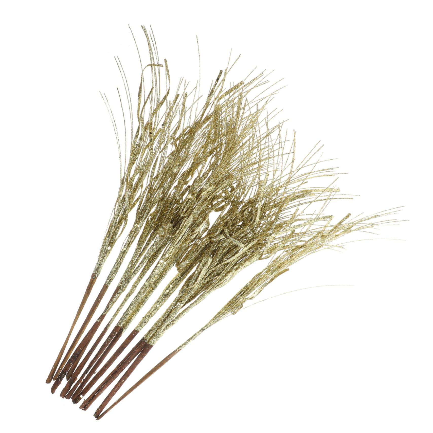 Décoration sapin de Noël Housoutil lot de 12 brindilles artificielles scintillantes haut de gamme