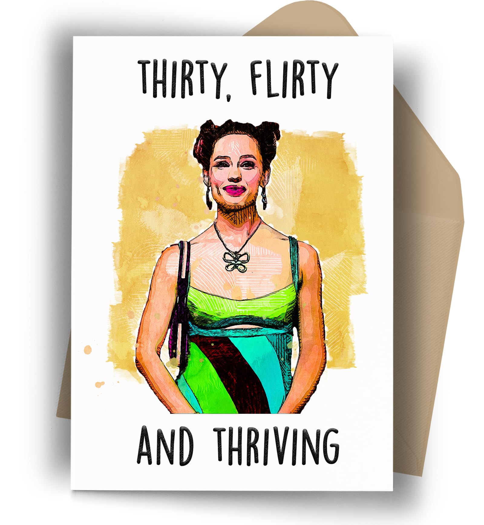Amazon.com: Thirty & Flirty 30th Birthday Card Sassy & Romantic Blank Card for Her, Includes Envelope : Office Products Amazon.com: Thirty & Flirty 30th Birthday Card Sassy & Romantic Blank Card for Her, Includes Envelope : Office Products