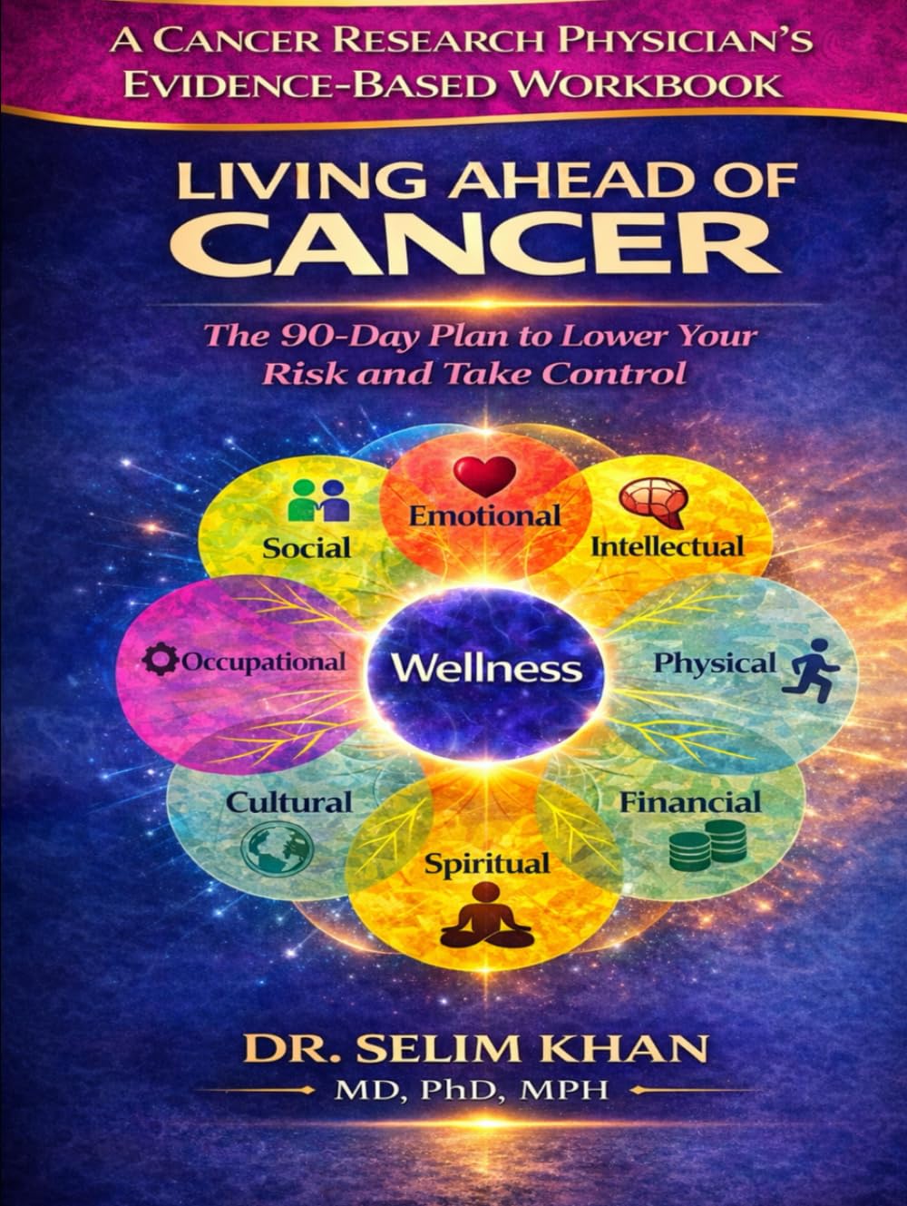 A Cancer Research Physician's Evidence-Based Workbook: LIVING AHEAD OF CANCER: The 90-Day Plan to Lower Your Risk and Take Control