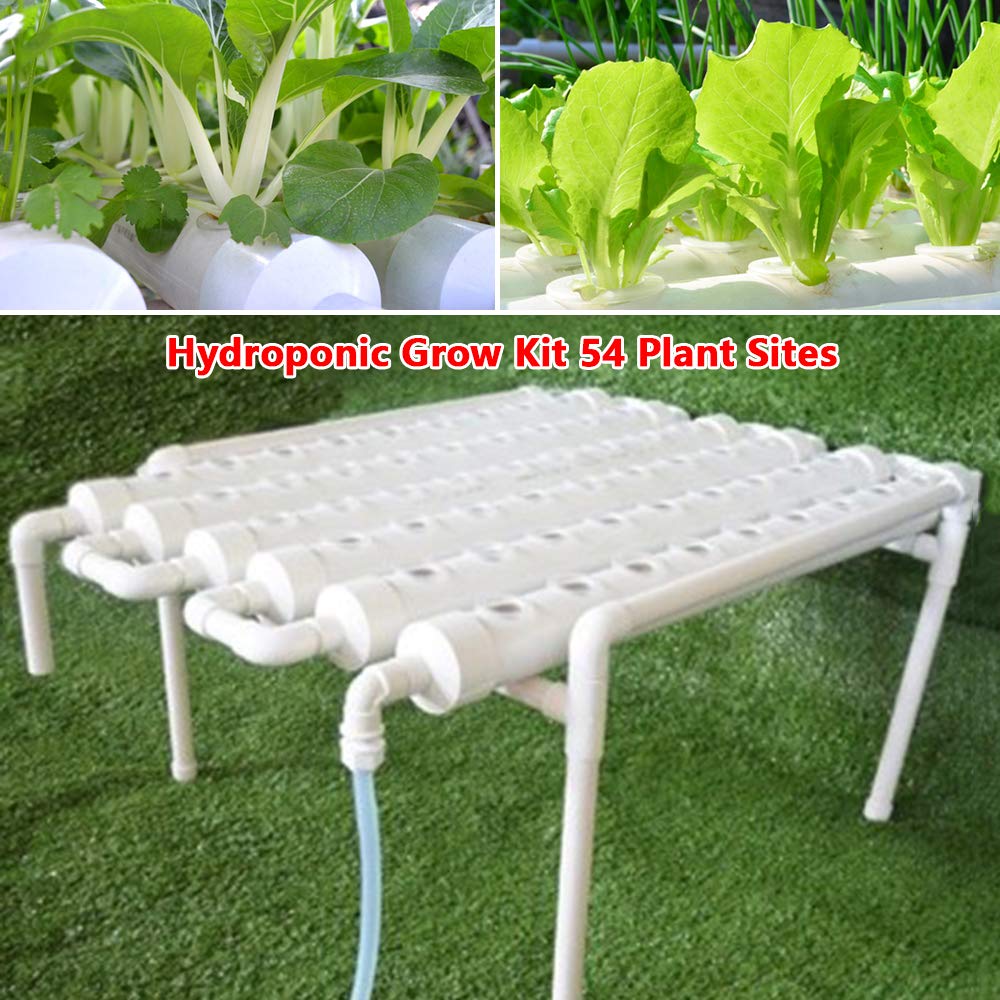 Kit de cultivo hidropónico 54 lugares para plantas 1 capa vegetal a