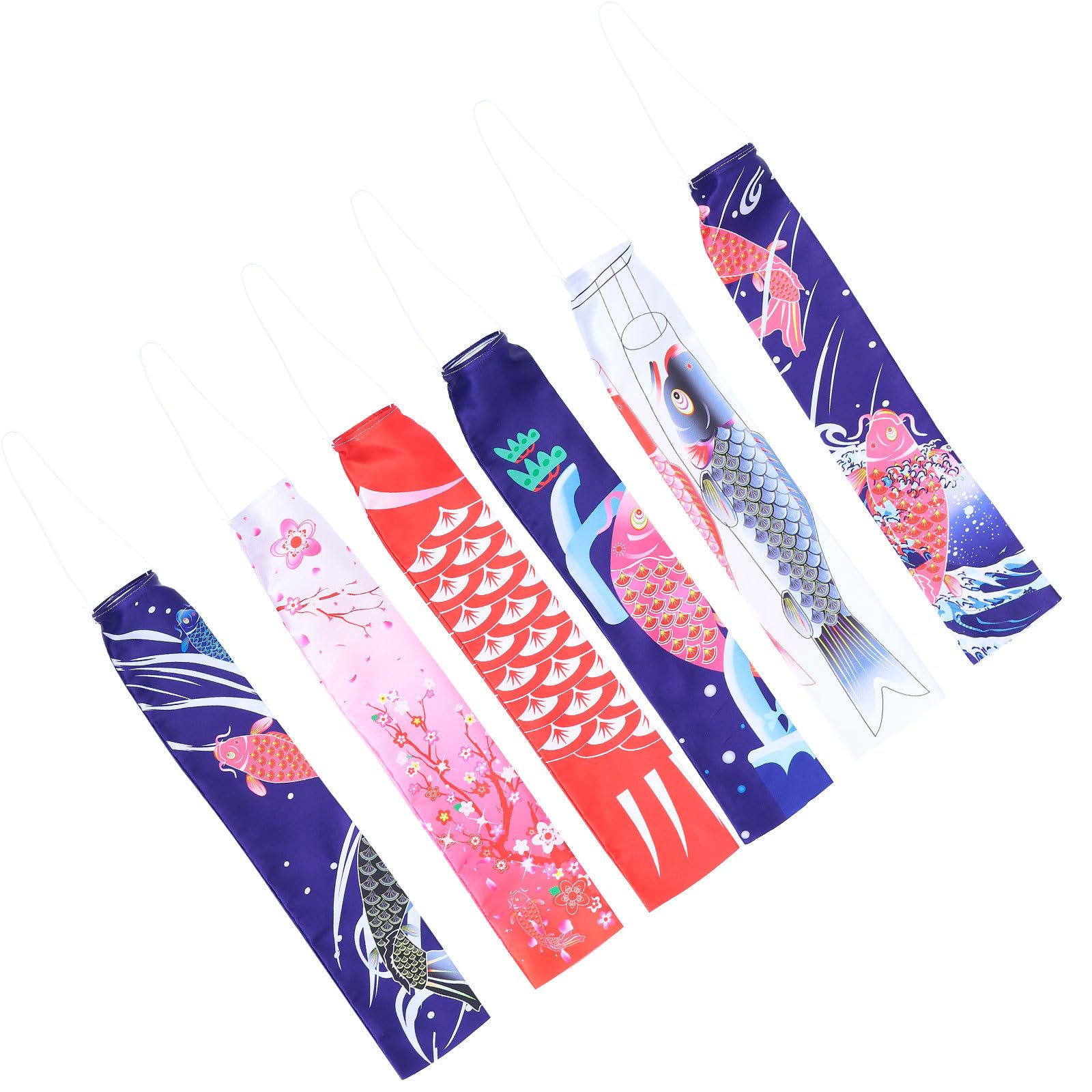 Banderas de carpa japonesa para terraza exterior y ambientes festivos Alipis