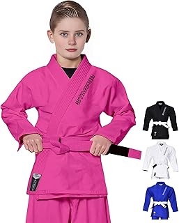 Evolve Niños Preencogido Premium Jiu Jitsu, BJJ Gi - Muchos tamaños y Colores - Jujitsu Gi, Light BJJ Gi, Jiu Jitsu Gi, Juijitsu Gi, BJJ Gi, Júnior BJJ Gi