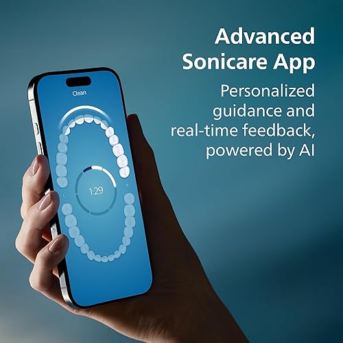 Miniatura 6 de Philips Sonicare DiamondClean 9900 Prestige Electric Toothbrush - with SenseIQ Technology and Advanced AI App, 5 Brushing Modes, 3 Intensity Levels
