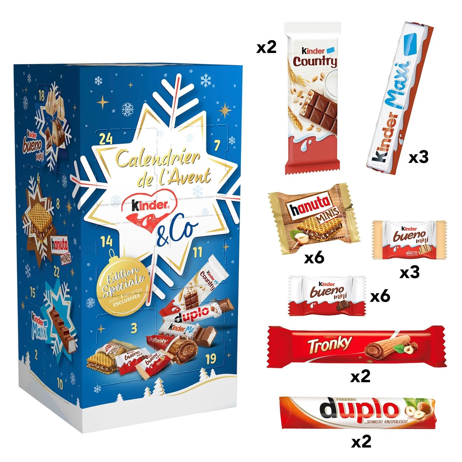 Calendrier de l'Avent - Kinder&Co 295g