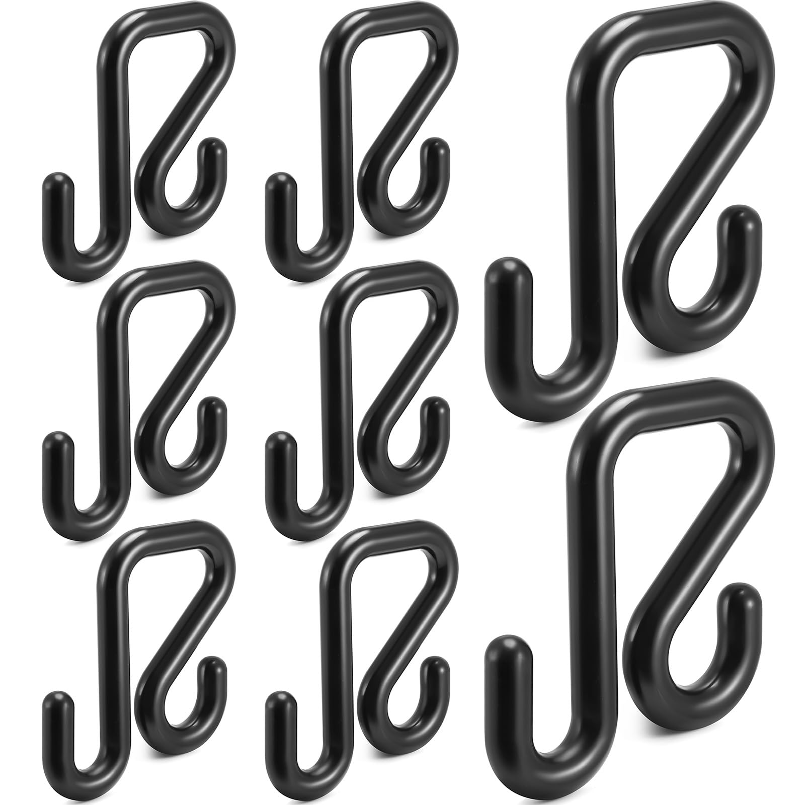 CroBlissful 8 Pcs Lineman Bucket Hooks, Bucket Lip Tool Holders, 2 Inches
