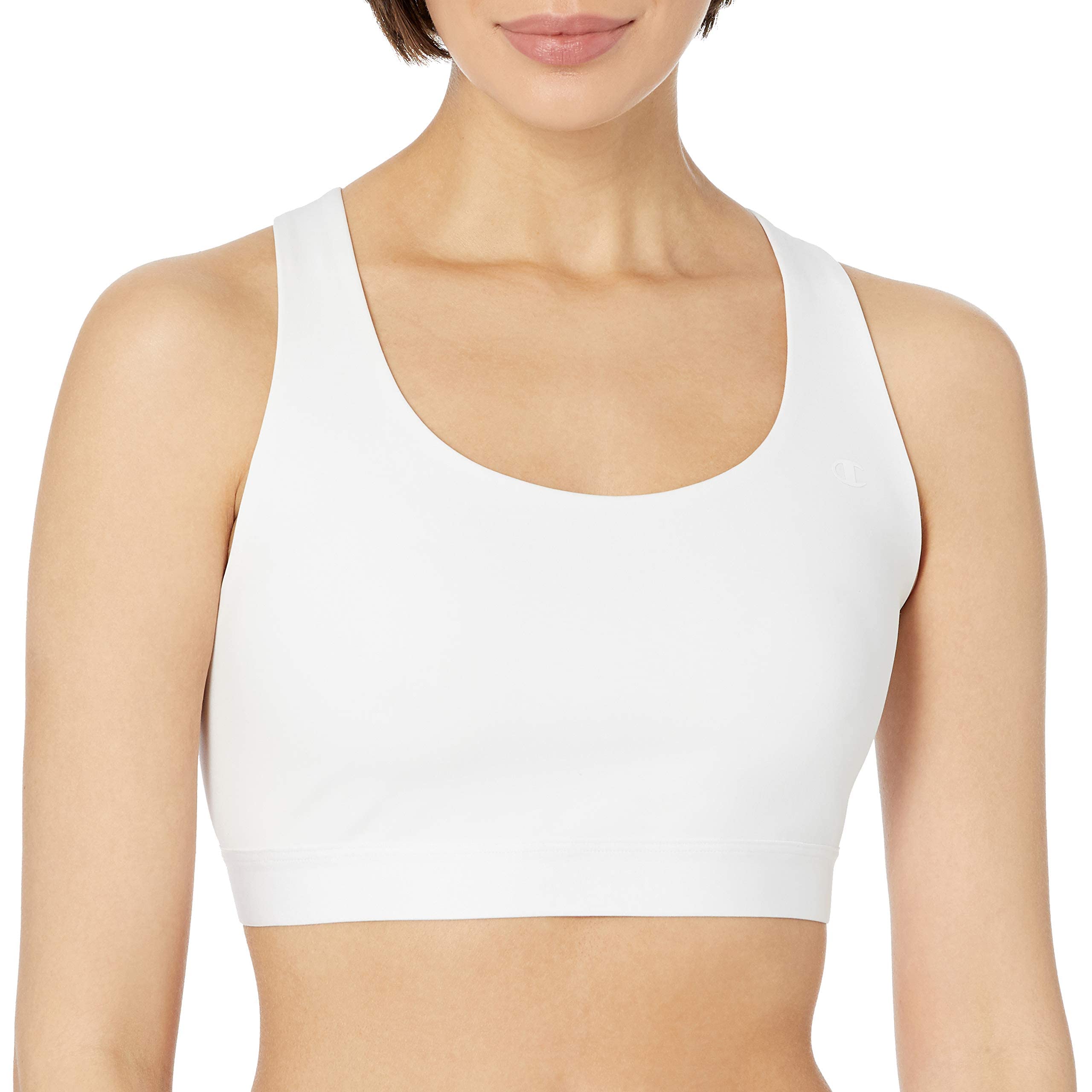 Champion womens Absolute Eco Sports Bra, White, X-Small US
