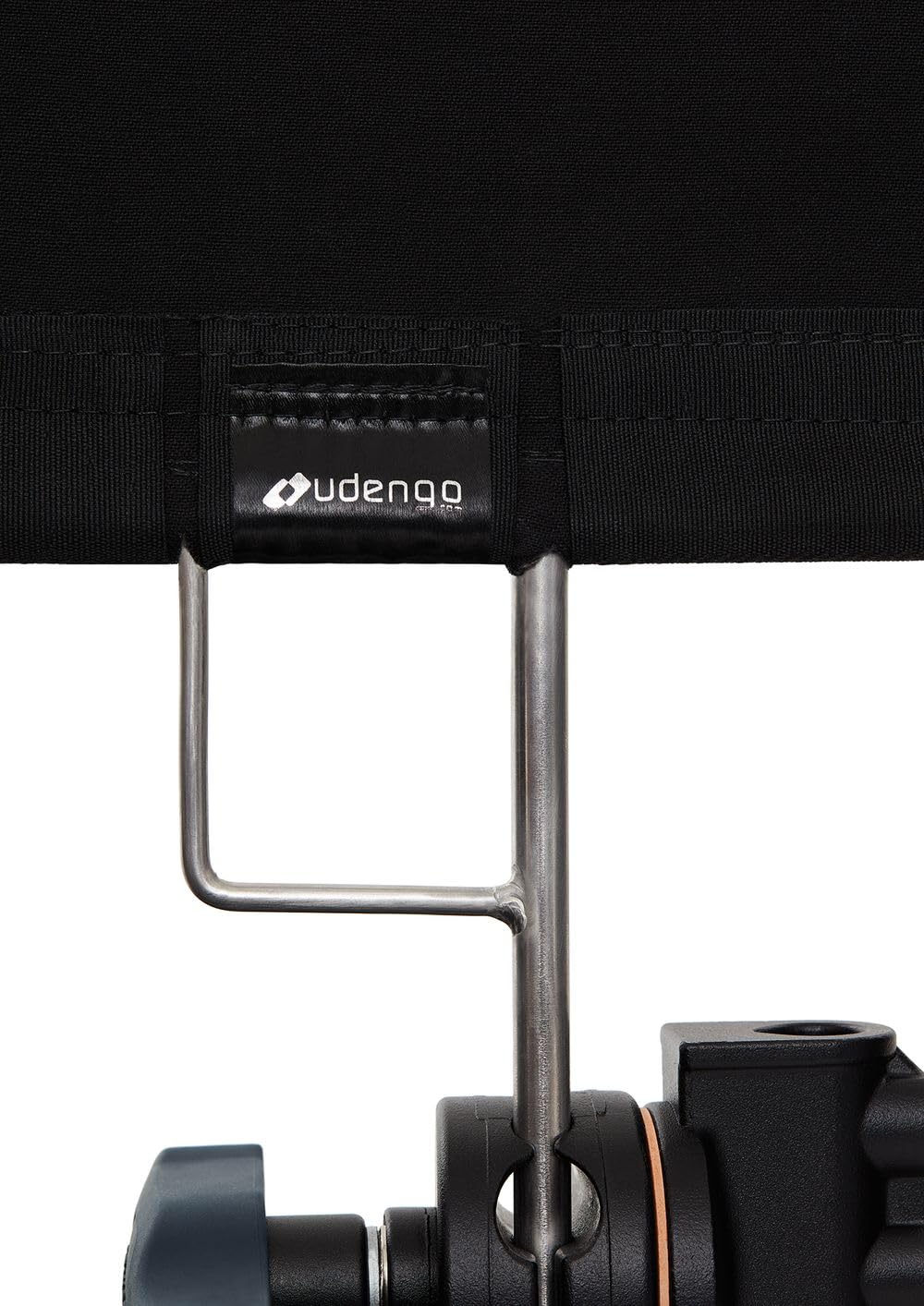 Udengo - Floppy Cutter 100cm x 100cm (40" x 40") - Black Solid Flag