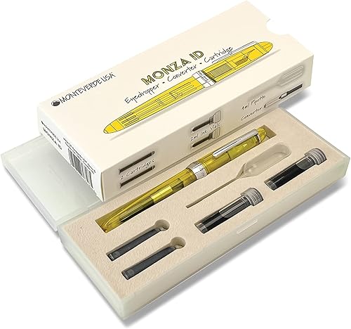 Vista 3 de Monteverde Monza ID Amarillo Pluma Estilográfica