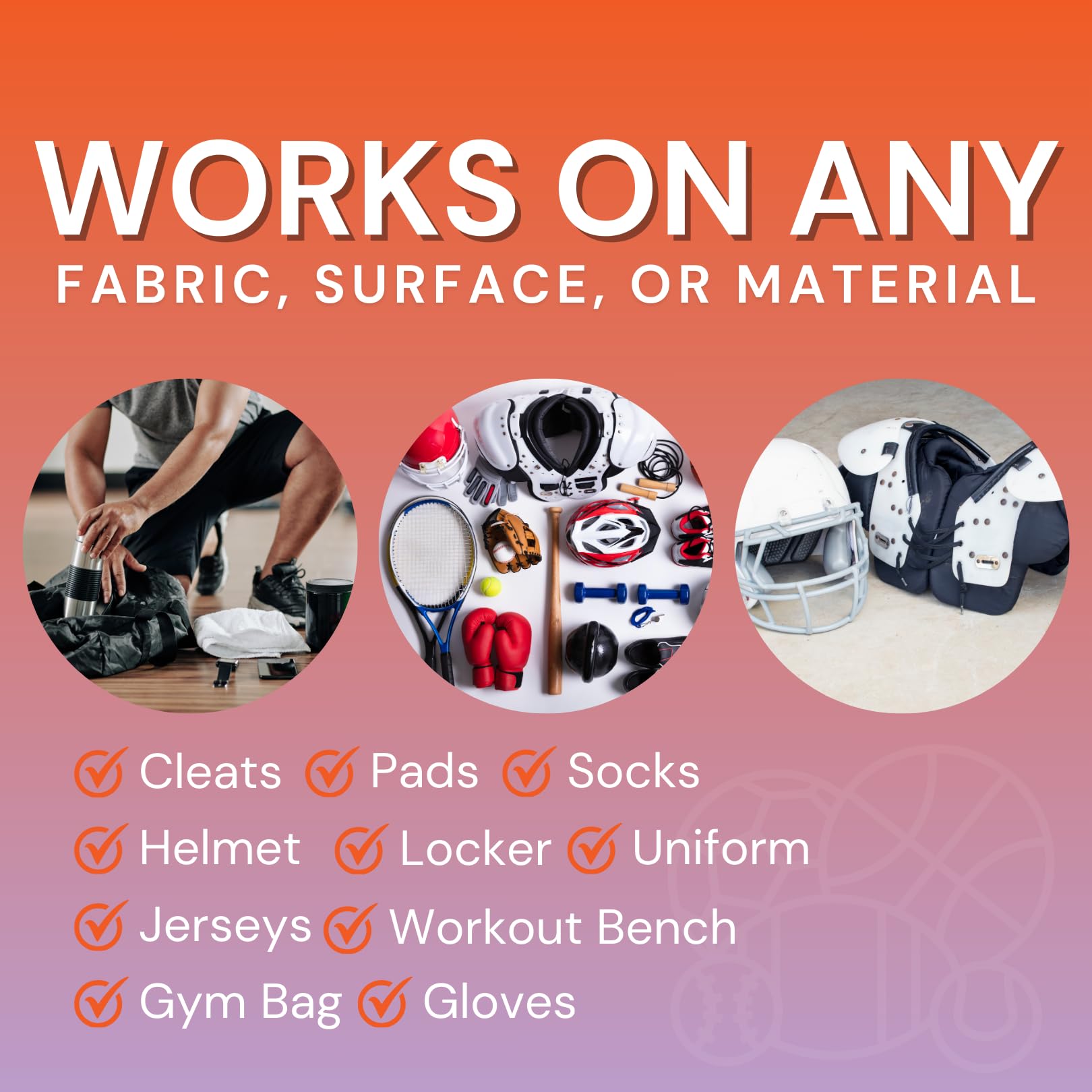 The Stink Solution Unscented Sports Odor Eliminating Spray For All Sports Equipment. Eliminates Nasty Odors from All Your Gports Sear and Exercise Equipment - 2 16 oz Bottles