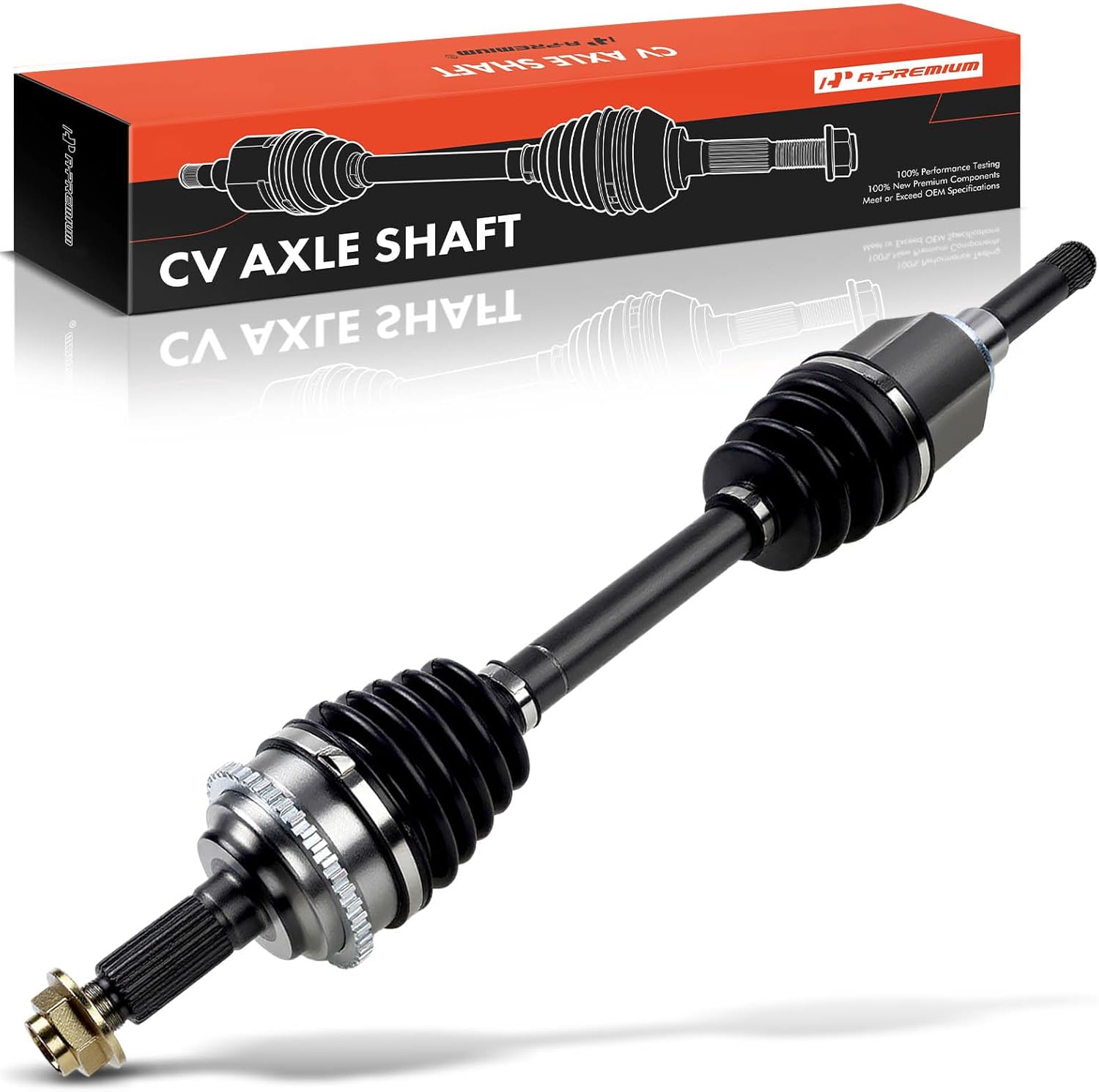 A-Premium CV Axle Shaft Assembly Compatible with Ford Fusion 2010-2012 V6 3.0L & Mercury Milan 2010-2011 V6 3.0L, Front Left Driver Side, Replace# AE5Z3A427C