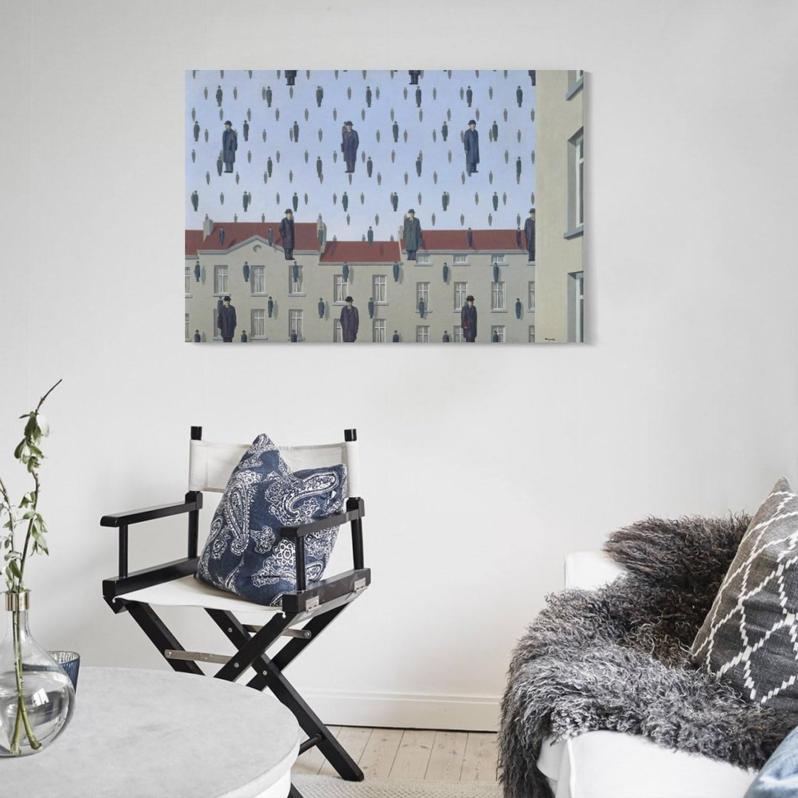 額装品/ゴルコンダ/ルネ マグリット/インテリア/アート/特別品/ポスター 額装品/ゴルコンダ/ルネ マグリット/インテリア/アート/特別品