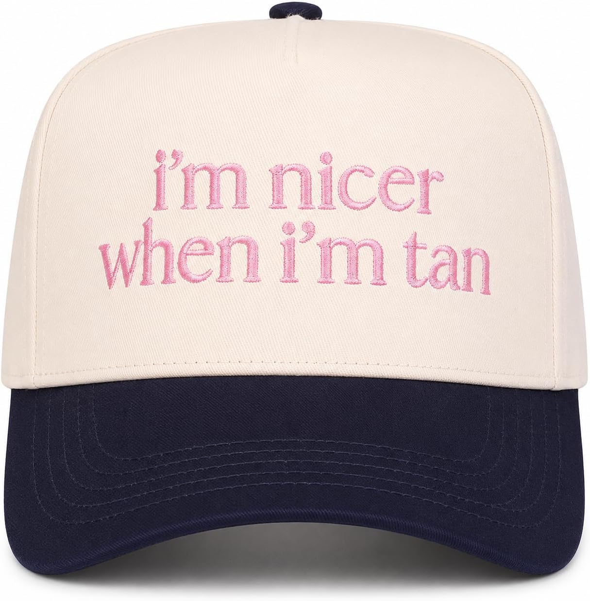 Trendy Embroidered Baseball Cap for Men & Women, Adjustable Snapback Hat for Casual Wear image 5