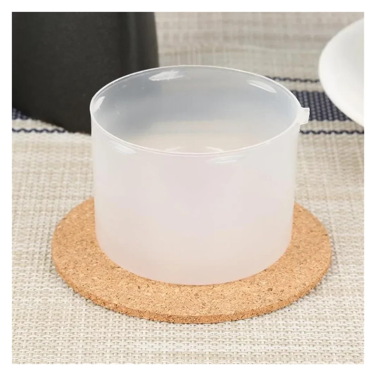 Posavasos 60 uds Posavasos de Corcho Natural Aislamiento térmico Forma Redonda tapetes for Tazas diámetro 10cm Vino café té Mesa Almohadilla hogar Oficina Cocina Herramienta