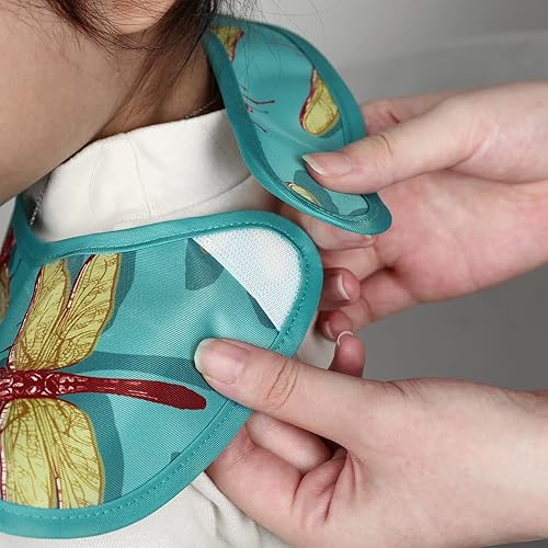 Miniatura 6 de Soarwg Kids Baberos para bebé, baberos impermeables para niños y niñas, grandes baberos de viaje para comer, baberos de alimentación, paquete de 5